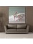 Beyaz Flamingolar Kanvas Tablo 90X90CM 2