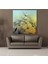 Karahindiba Çiçeği Resmi Kanvas Tablo 140X140CM 2