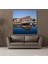 Kıyıdaki Kayıklar Kanvas Tablo 80X80CM 2