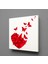 Kelebekten Kalp Kanvas Tablo 90X90CM 1