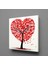 Kalplerden Ağaç Kanvas Tablo 180X180CM 1