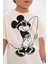 Erkek Çocuk Fit Mickey Mouse Baskılı %100 Pamuk Kısa Kollu Tshirt V Şort Alt Üst Takım 3