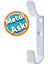 Metal Portmanto Vestiyer Duvar Dolap Elbise Askısı Beyaz Mobilya Kapı Askılığı Aparatı 1