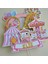 3D Pasta Süsü - Lunapark Temalı - Kız Çocuk Kişiye Özel Doğum Günü Pasta Parti Süsü - Cake Topper (22X20CM) 3