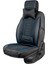 seat Cordoba Lüx Deri Oto Koltuk Kılıfı Ön Arka Takım (Royal) Siyah Mavi 3