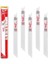 Kılıç Testere 200 mm Bi-Met Ahş.-Metal 5'li Pk. Genel Amaçlı 48005293 4