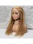 Marpessa Afro Dalga Front Lace Gerçek Tül Peruk - Altın Karamel - 70-75 cm 3