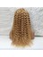 Marpessa Afro Dalga Front Lace Gerçek Tül Peruk - Altın Karamel - 70-75 cm 4