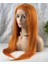 Marpessa Gerçek Front Lace Tül Peruk - Düz - Canlı Bakır 70-75 cm 3