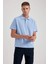 Erkek Mavi Regular Fit Düz Kesim Polo Yaka Basic Düz %100 Pamuk Polo Tişört B0643AXNS 1