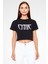 Cynic Siyah Crop Top Tişört 1