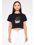 Black Sabbath Siyah Crop Top Tişört 1