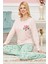 Bayan Uzun Kollu Pijama Takımı Model No 7595 2