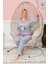 Bayan Uzun Kollu Pijama Takımı Model No 7588 2