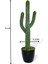 Yapay Çiçek Kaktüs Ağacı 3kollu Siyah Saksıda 67*20CM SK4018 5