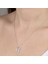 Swarovski Taşlı Gümüş Erkek Kız Çocuk Bayan Kolye 2