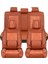 Fresh Start Mini Copper Contryman Uyumlu Lüx Deri Oto Koltuk Kılıfı Ön Arka Takım Jüpiter Serisi Tarçın 2