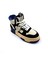 Bilekli Siyah Bej Kadın Sneaker Spor Ayakkabı G23K358 4
