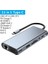 Macbook Pro Air Type C Hub Pd Şarj HDMI Sd Network VGA Girişli 11 In 1 Çevirici Dönüştürücü Çoklayıcı 2