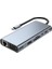 Macbook Pro Air Type C Hub Pd Şarj HDMI Sd Network VGA Girişli 11 In 1 Çevirici Dönüştürücü Çoklayıcı 3