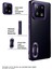Xiaomi Redmi Note 11 Kapak Yanları Renkli Lens Korumalı Logo Gösteren Şeffaf Luxury Silikon Kılıf - Gri 2