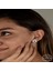 Swarovski Crystal Taşlı Gümüş Çivili Kadın Küpe 1