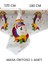 Unicorn 4'Lü Set Folyo Balon Masa Örtüsü Peçete Mısır Cips Kutusu 4