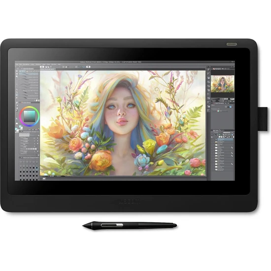 Wacom Cintiq 16 Çizim Tableti - Full Hd 15.4 Inc Ekran