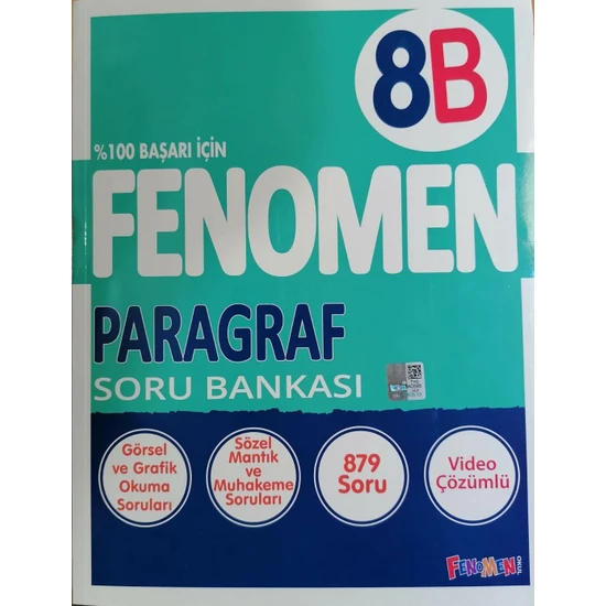 Fenomen Okul Yayınları 8.Sınıf LGS Yeni Baskı Paragraf - B Soru Bankası