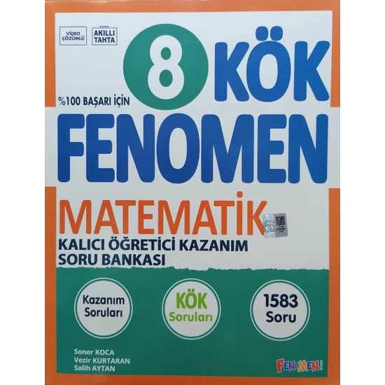 Fenomen Okul Yayınları 8.Sınıf LGS Kök Matematik Soru Bankası