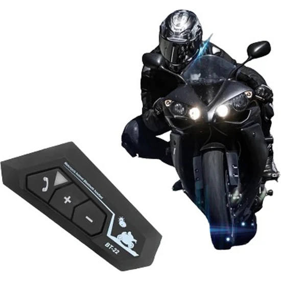 Serreha Motosiklet Kulaklık 5.0 Bluetooth BT22 Kask Kulaklık