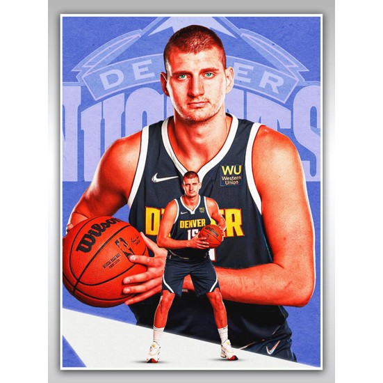 Nikola Jokic Shoes Nikola Jokic Custom Framed Denver Nuggets