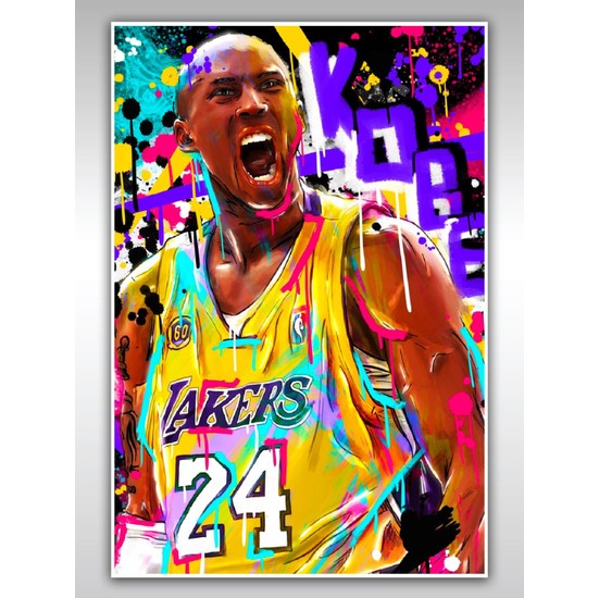 Saturndesign Kobe Bryant Poster 60x90cm Nba Los Angeles Fiyatı 8668