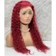 Marpessa Gerçek Front Lace Tül Peruk - Su Dalgası - Kızıl 70-75 cm 2