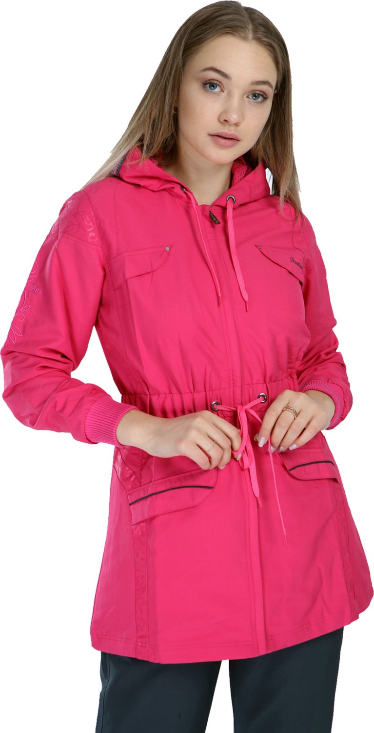 Fantasy Bayan Kapşonlu Micropoly Tunik Pembe Eşofman TAKIM(522)