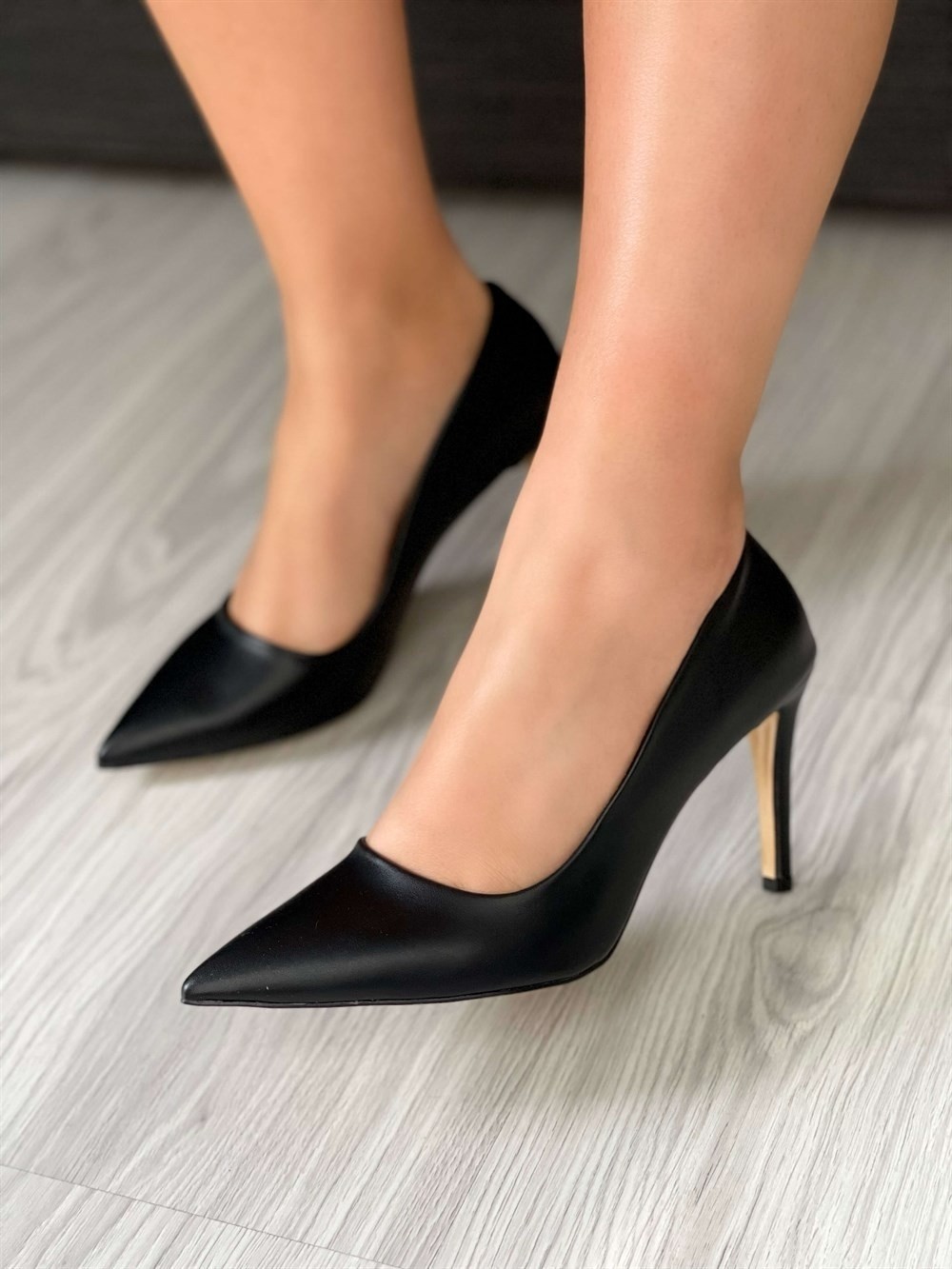 Nish Exclusive 4292 Kadın Hakiki Deri Klasik Stiletto görsel 7