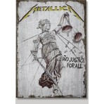 Bedeko Ahşap Tablo Metallica And Justice For All Afiş