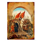 Bedeko Ahşap Tablo  Fatih Sultan Mehmetin Istanbul