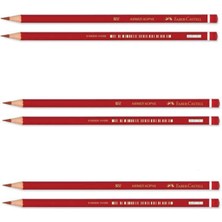 Faber-Castell Kırmızı Kopya Kalemi 6 Adet Yüksek Kaliteli Kurşun Kalem Renkli Araç Gereçler