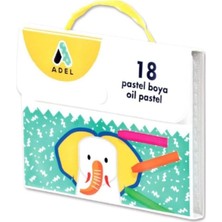 Adel 18'li Pastel Boya Canlı Renkler