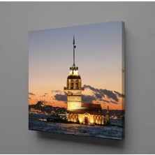 Technopa KIZ KULESİ İSTANBUL MANZARA KANVAS TABLO - 25x25cm