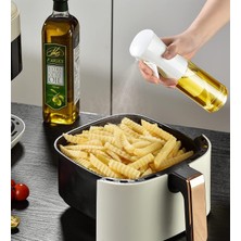 Wentox Sprey Yağdanlık Cam Şişe Yağ Püskürtücü 225 ml Airfryer Kızartma Izgara Salata Için Yağlık
