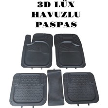 Ezber Fiat Egea Uyumlu Lüx Üniversal 3D Havuzlu Oto Paspas Siyah 5 Parça