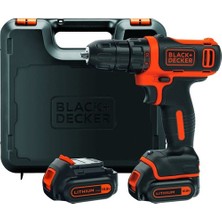 Black & Decker BDCDD12KB Çift Akülü Vidalama Makinesi