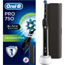 Oral-B Pro 750 Power Siyah Şarjlı Diş Fırçası