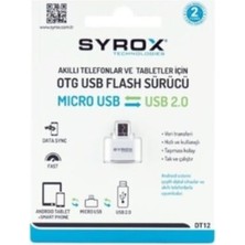 Syrox DT12 USB Den Micro Dönüştürücü / Otg SYX-DT12