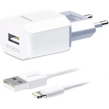 Syrox J46 Iphone Lightning Girişli 1.6A Hızlı Şarj Cihazı