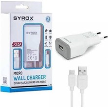 Syrox 2.0 A Micro Duvar Şarjı - SYX-J15