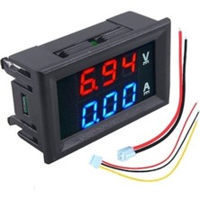 Dijital Voltmetre Dijital Ampermetre Dual Dc 0-100V 10A