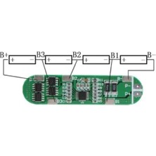 Hobi Mekatronik 4s 12A Bms 14.8V-16.8V 18650 Lityum Lipo Pil Şarj Koruma Modülü